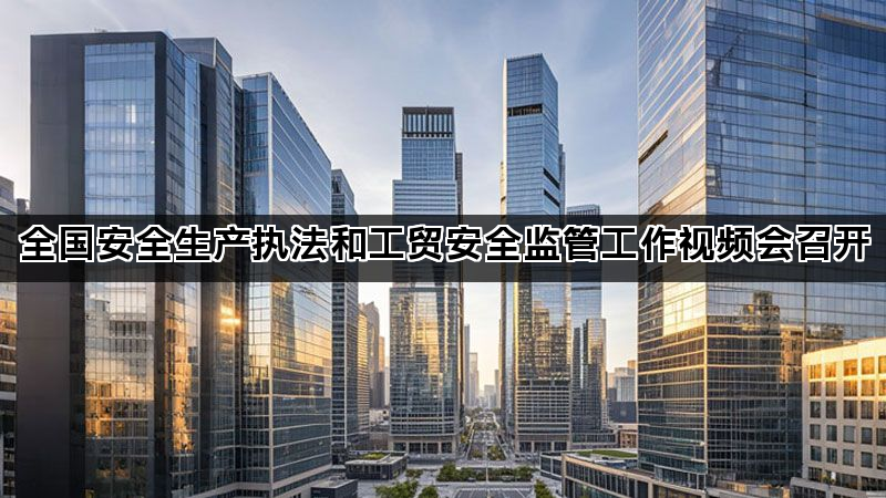 全国安全生产执法和工贸安全监管工作视频会召开 全国安全生产执法和工贸安全监管工作视频会召开