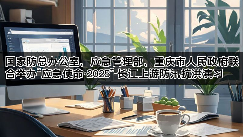 国家防总办公室、应急管理部、重庆市人民政府联合举办“应急使命·2025”-长江上游防汛抗洪演习