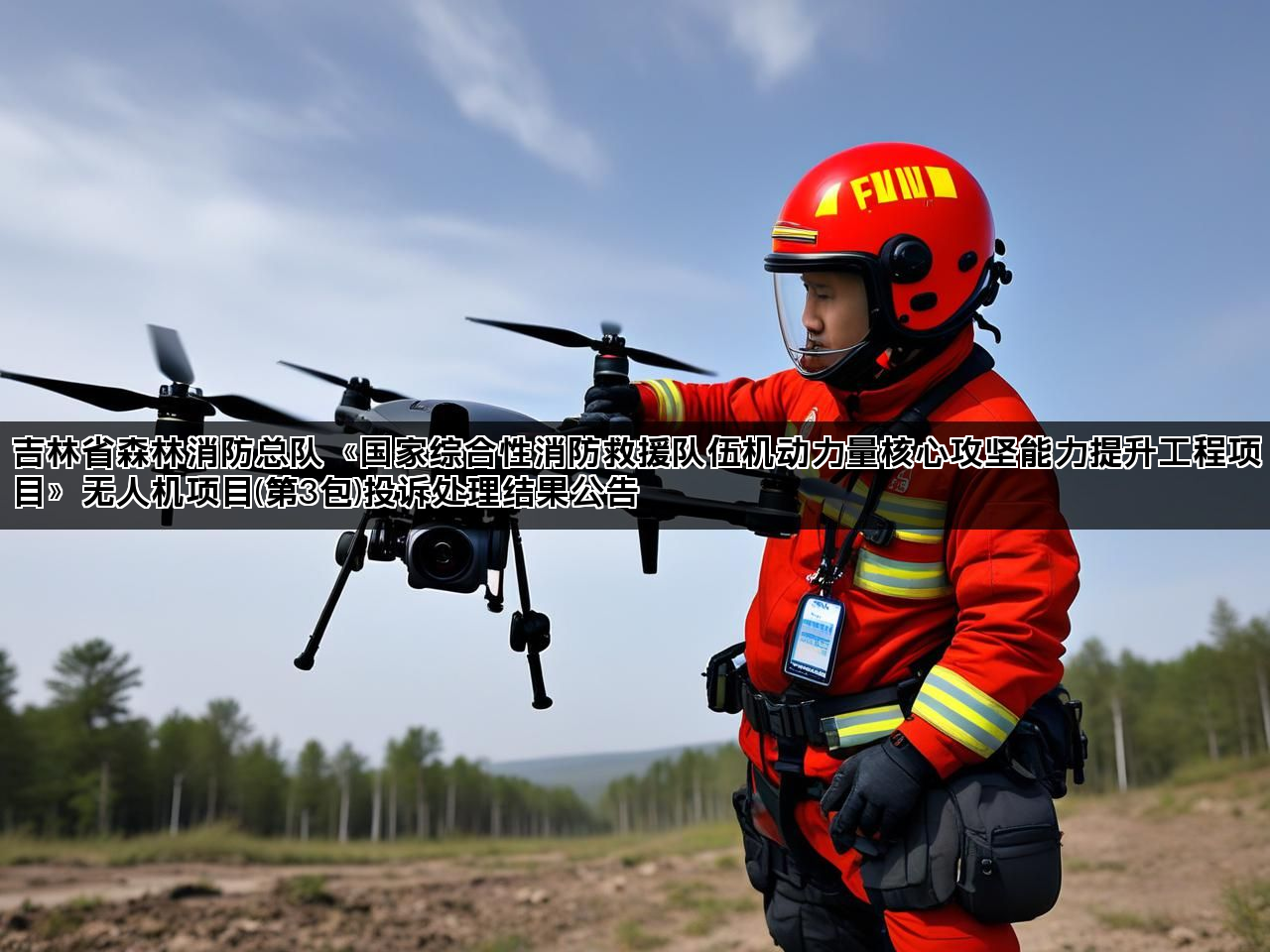 吉林省森林消防总队《国家综合性消防救援队伍机动力量核心攻坚能力提升工程项目》无人机项目(第3包)投诉处理结果公告